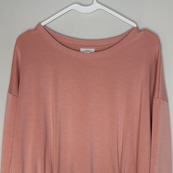 J. Jill Dusty Rose Tunic Top Stretch, Soft and Adjustable Waist - Picture 8 of 13